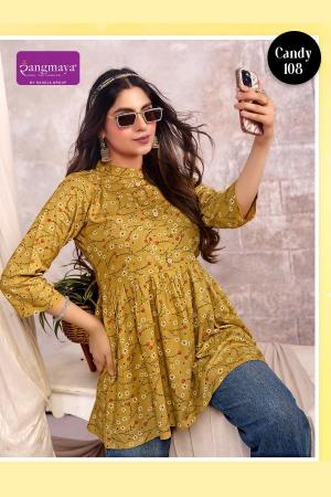 Rangmaya candy vol-14 short top kurti set wholesale
